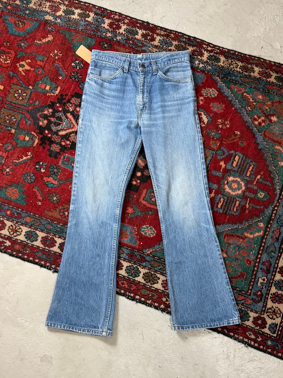 80's USA Made 빈티지 리바이스 646 벨바텀 부츠컷 오렌지탭 상품이미지1