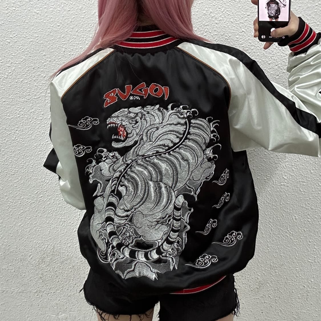 SUGOI japan made 타이거 타투 스카쟌 XL ( 최상급 상품이미지3