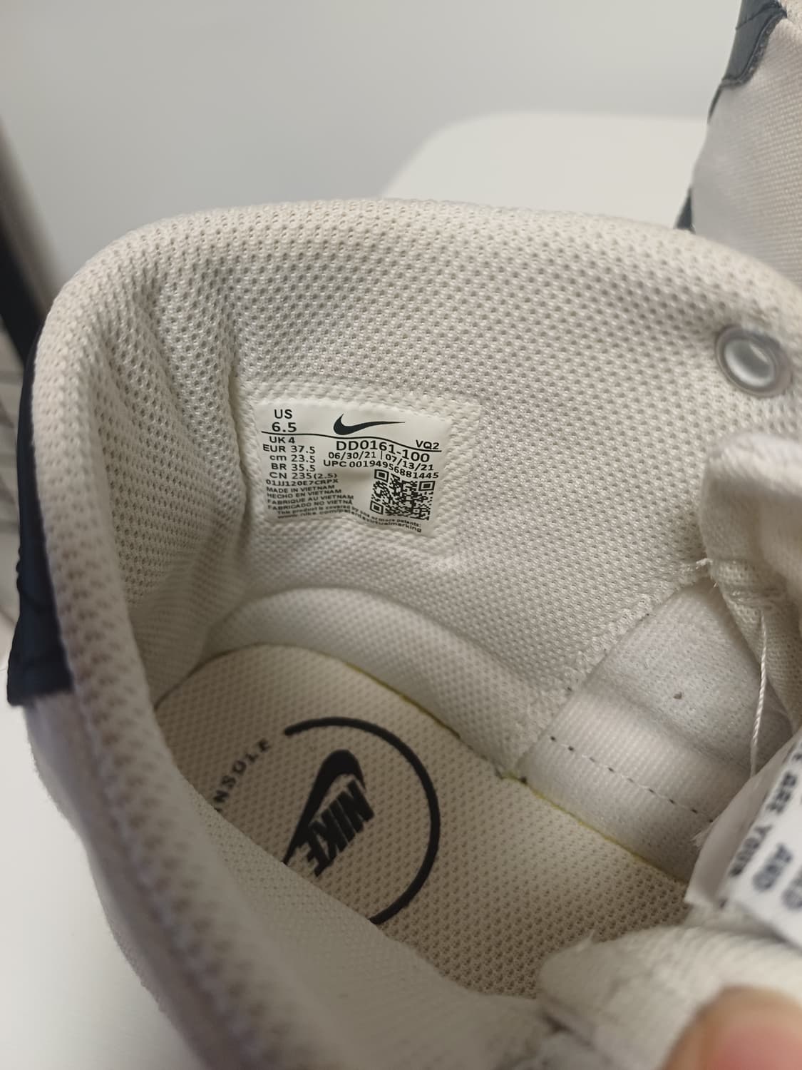 나이키 코트 레거시 캔버스 미드 (235mm) - 상태 양호 상품이미지6