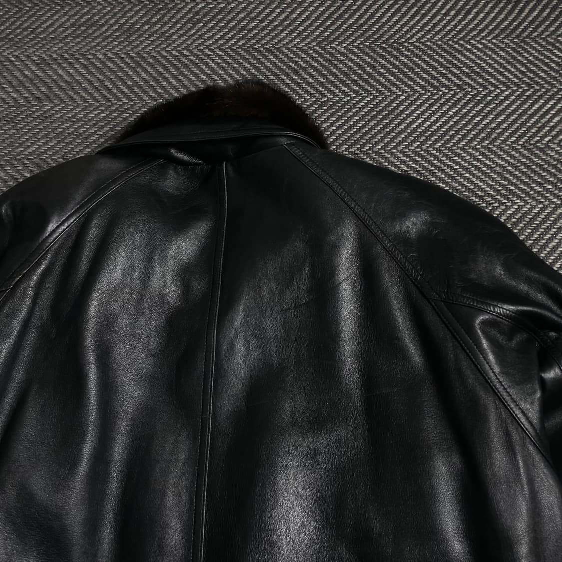 Arpeggio 아카이브 램스킨 퍼 무스탕 가죽자켓o 4718 상품이미지8