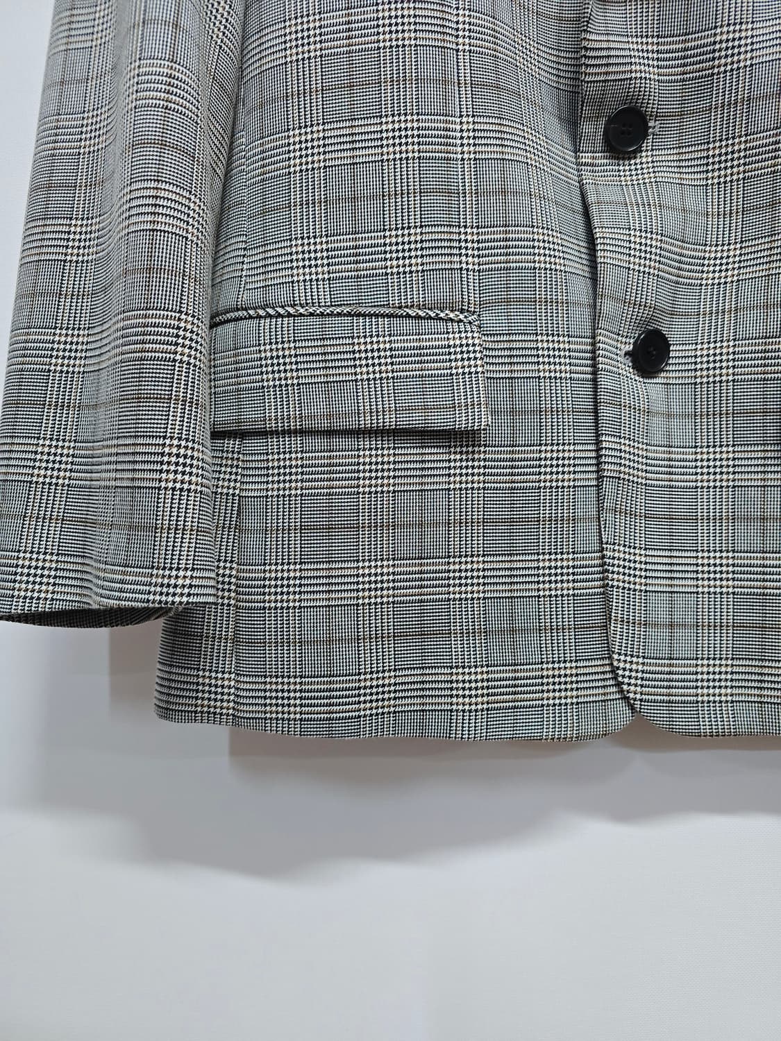 한섬 시스템 체크무늬 자켓105 상품이미지3