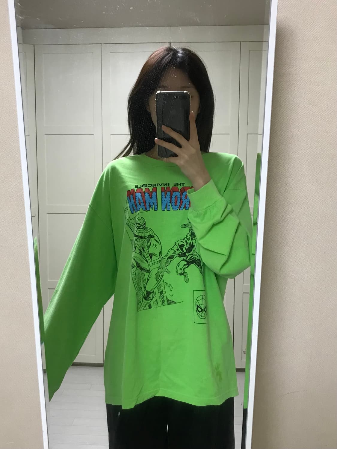 MABLE 아이언맨 긴팔 티셔츠 상품이미지2