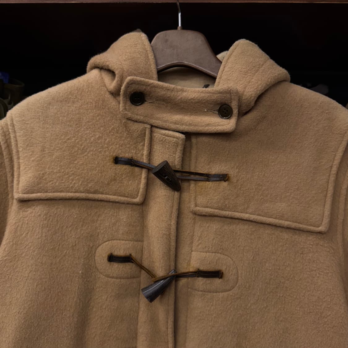 80s Gloverall 글로버올 더플코트 떡볶이 코트 XL 상품이미지3