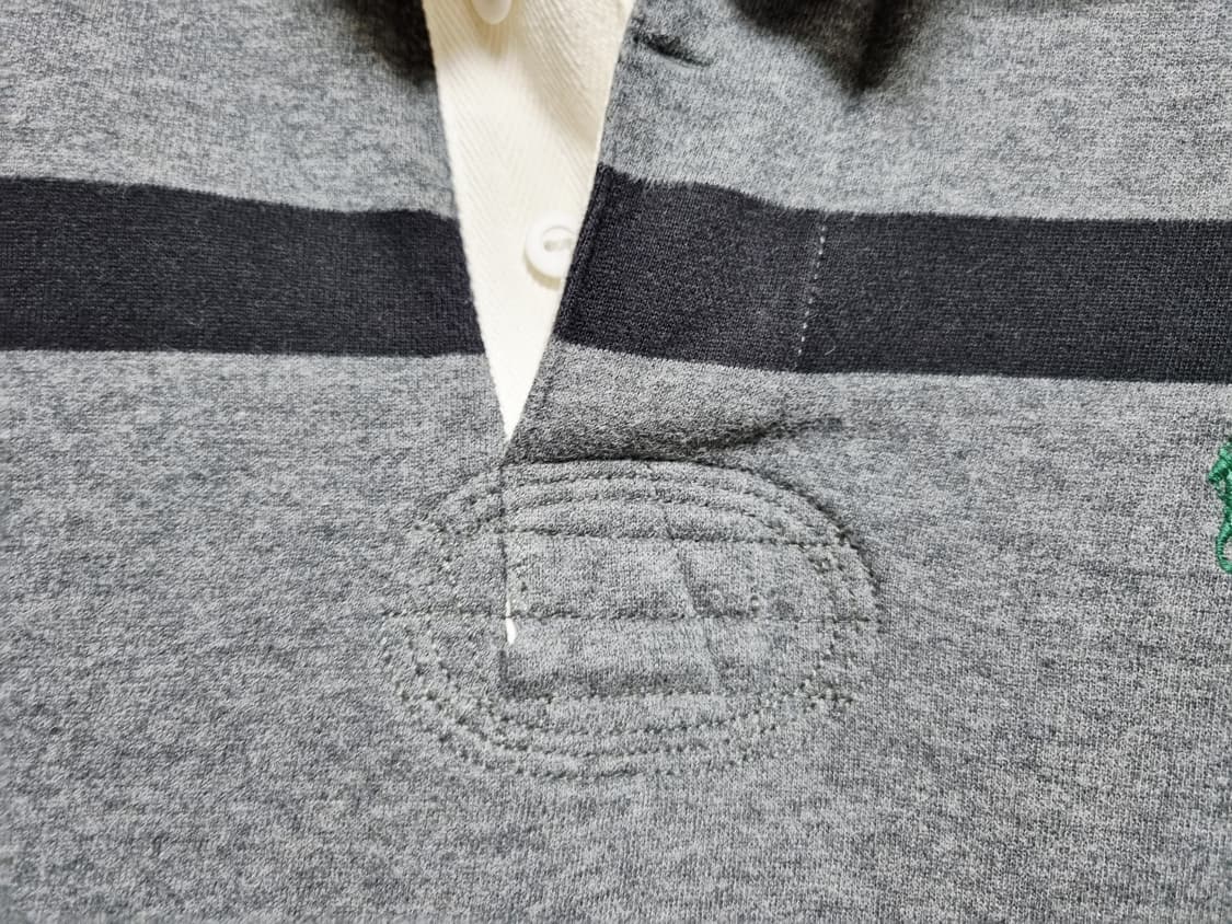 남성 레어 폴로 POLO 랄프로렌 기모 긴팔 럭비 셔츠 럭비 티 상품이미지5