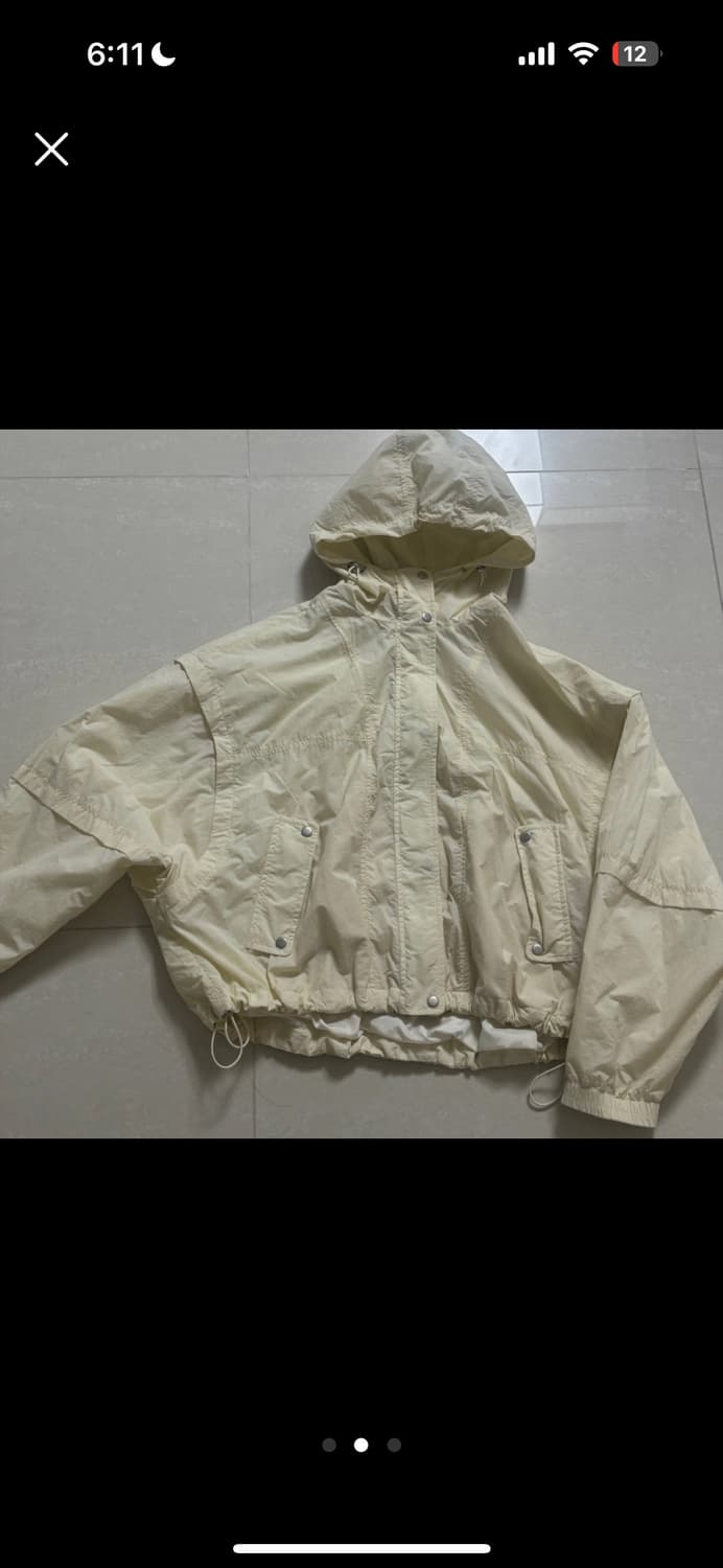 버커루 크롭 후드 점퍼 상품이미지2