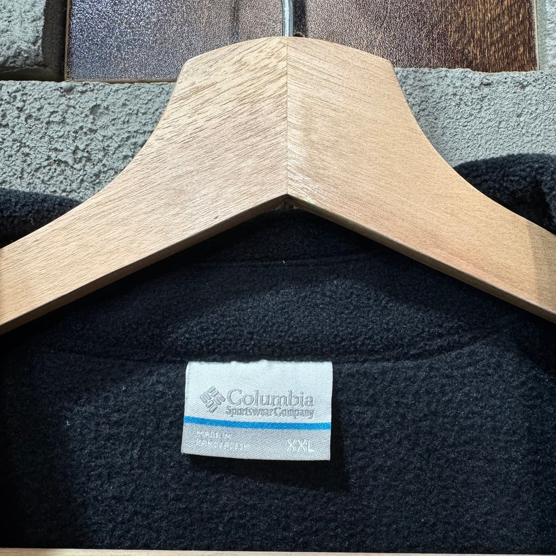 컬럼비아 블랙 하프 집업 후리스 (2XL)   상품이미지4