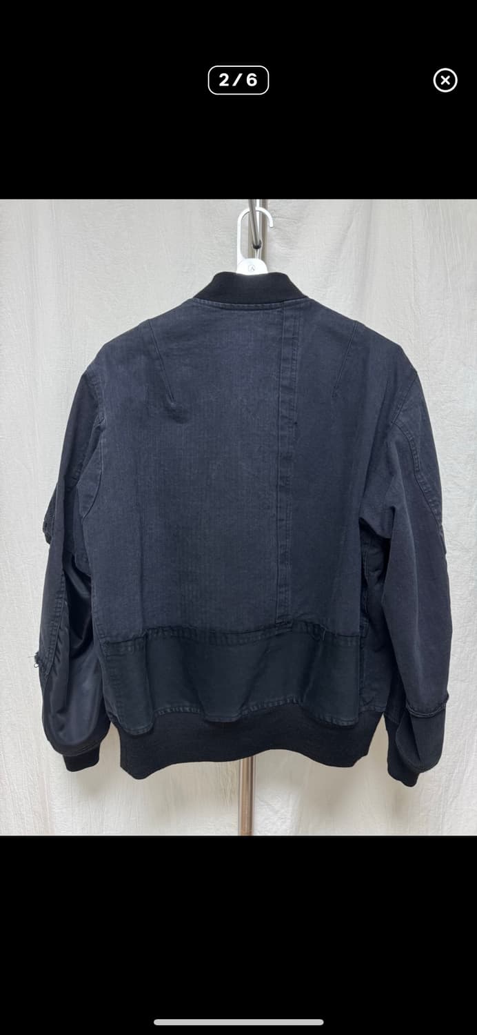 꼼데가르송 옴므 22AW 패치워크 봄버 자켓 ma-1  상품이미지2