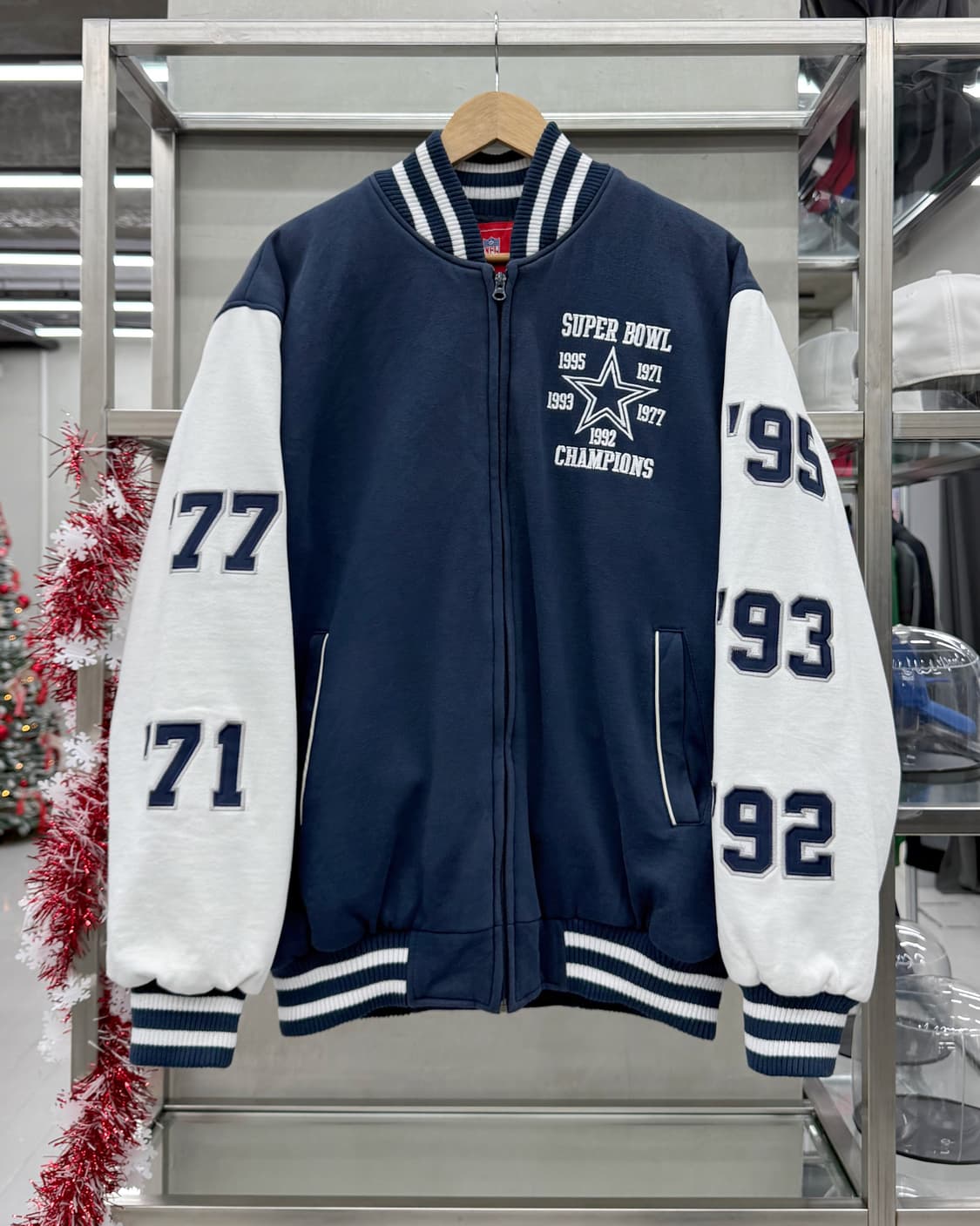 NFL 00s CowBoys 슈퍼볼 챔피언 스웻 스타디움 점퍼 상품이미지4