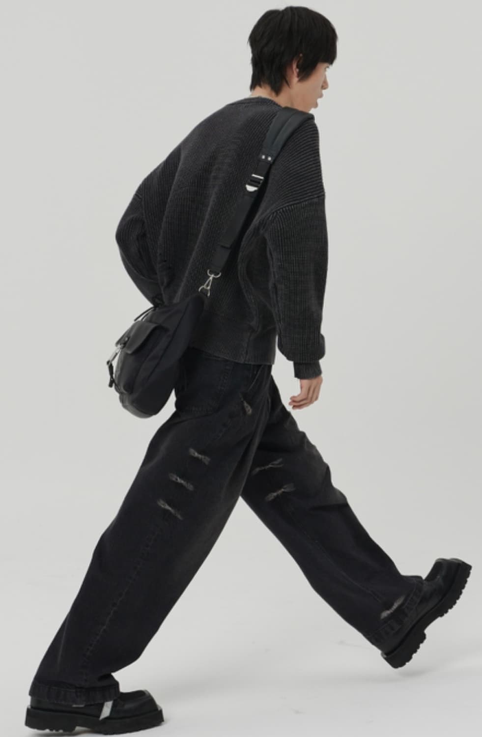 메종미네드 SWELL WIDE DENIM PANTS 48 상품이미지3