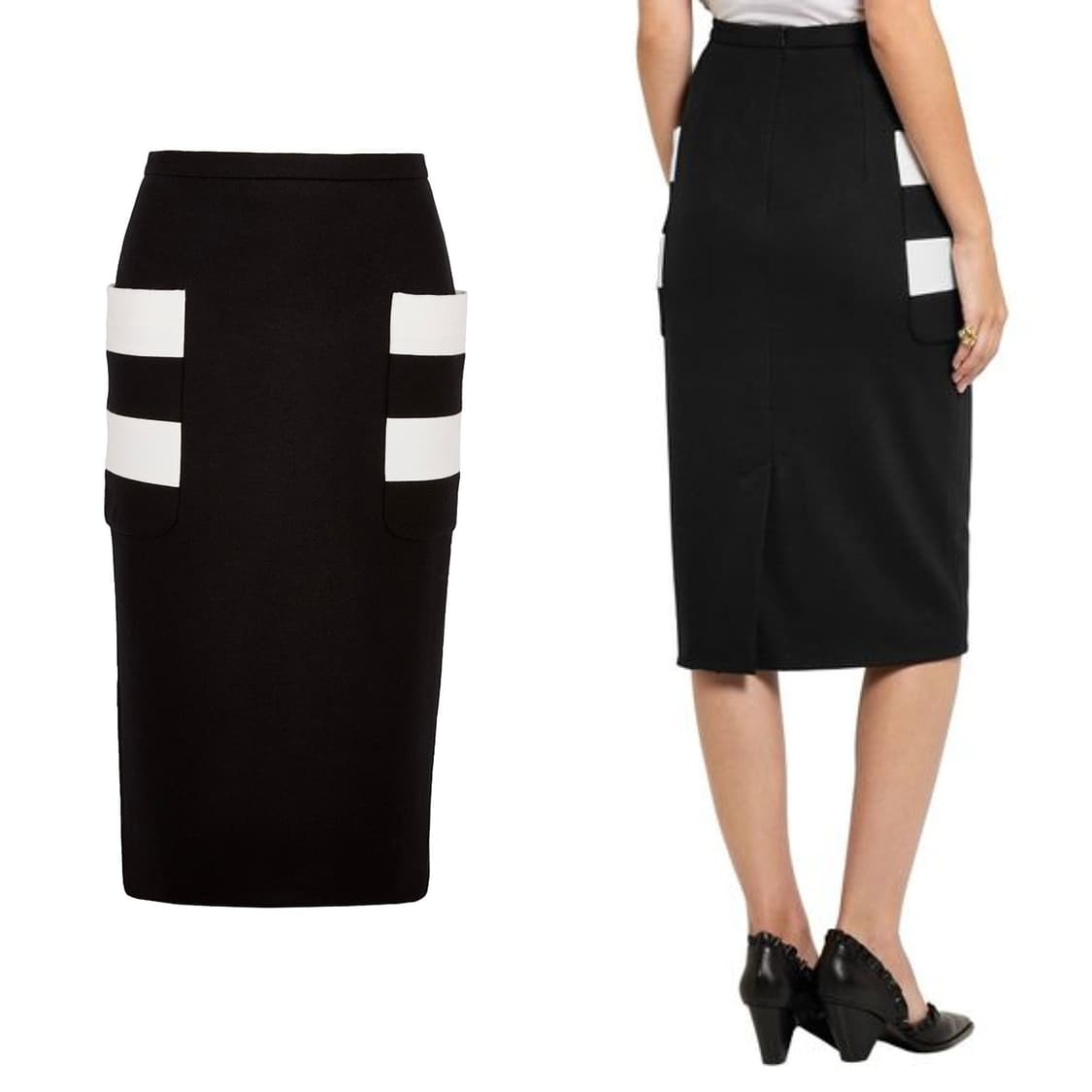 막스마라 패치 포켓 울 스커트 상품이미지2