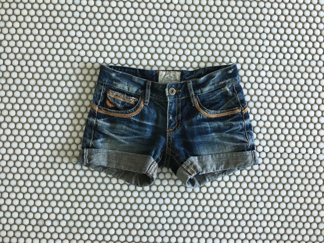 vintage denim shorts 상품이미지1