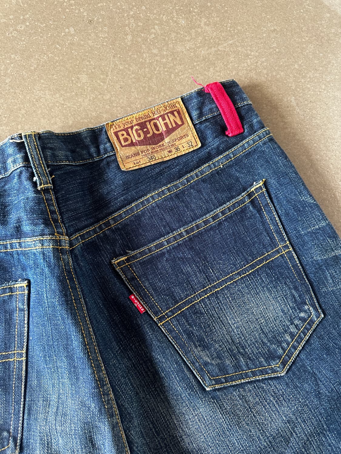 BIG JOHN Selvedge Denim Pants W36 셀비지 상품이미지2