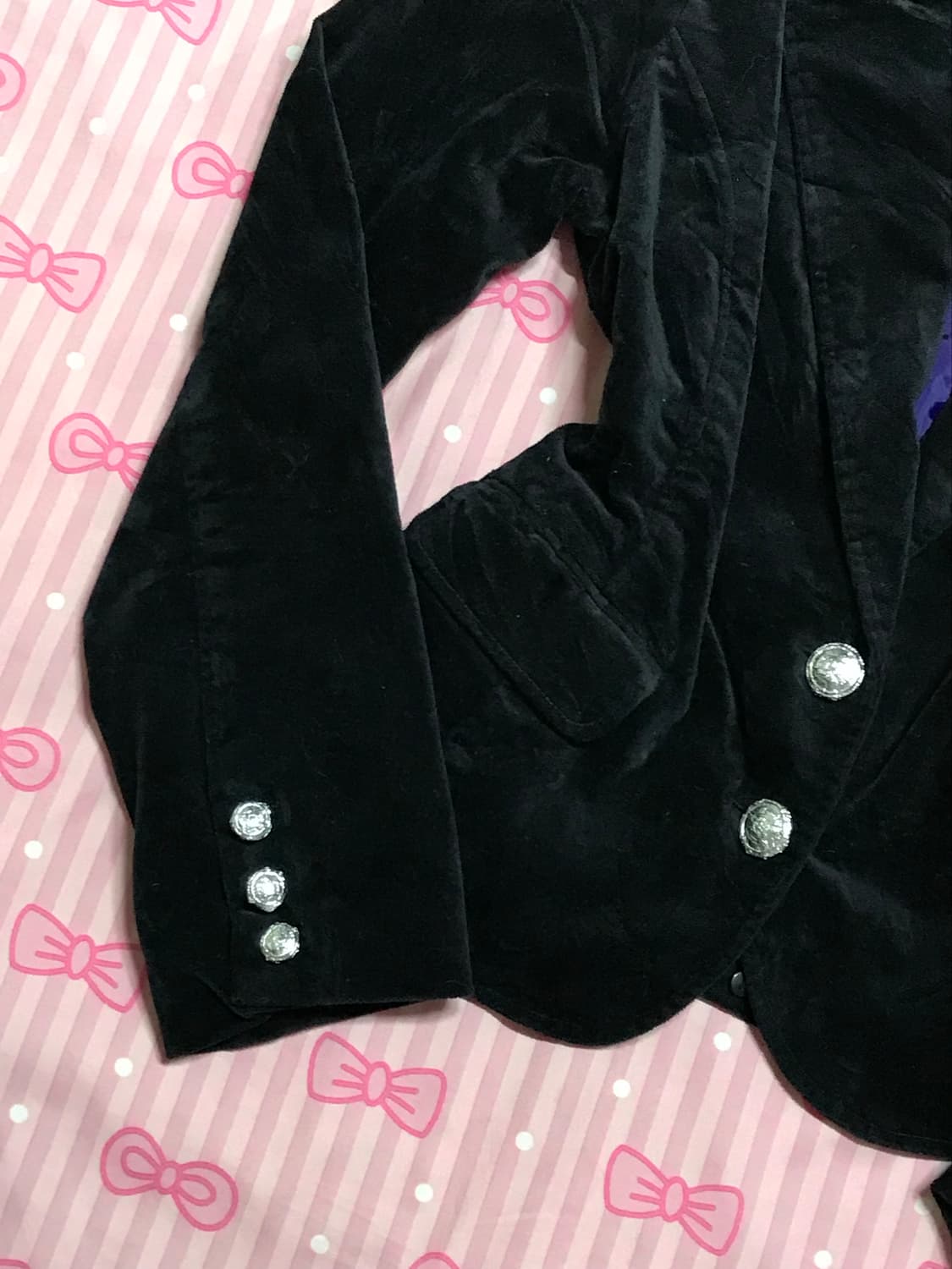 시네마 클럽 고딕 벨벳 자켓 고스로리 상품이미지3