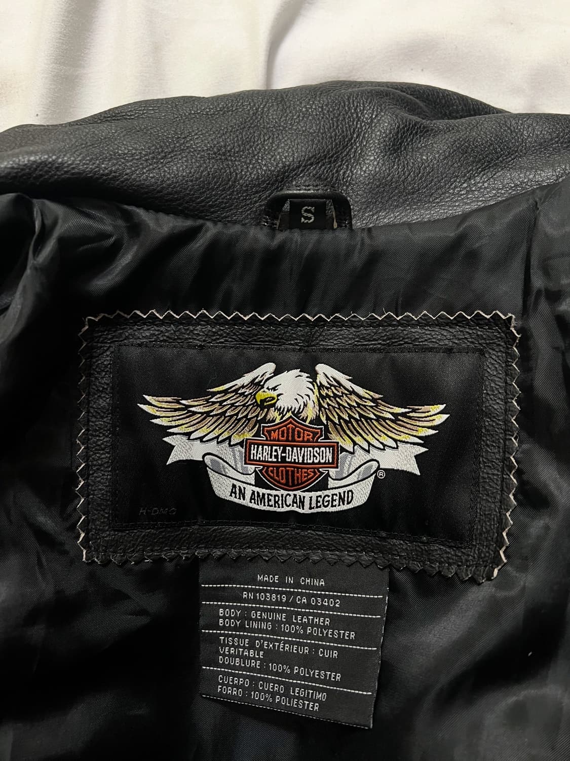 힐리데이비슨 이글 라이더자켓 가죽자켓 상품이미지4