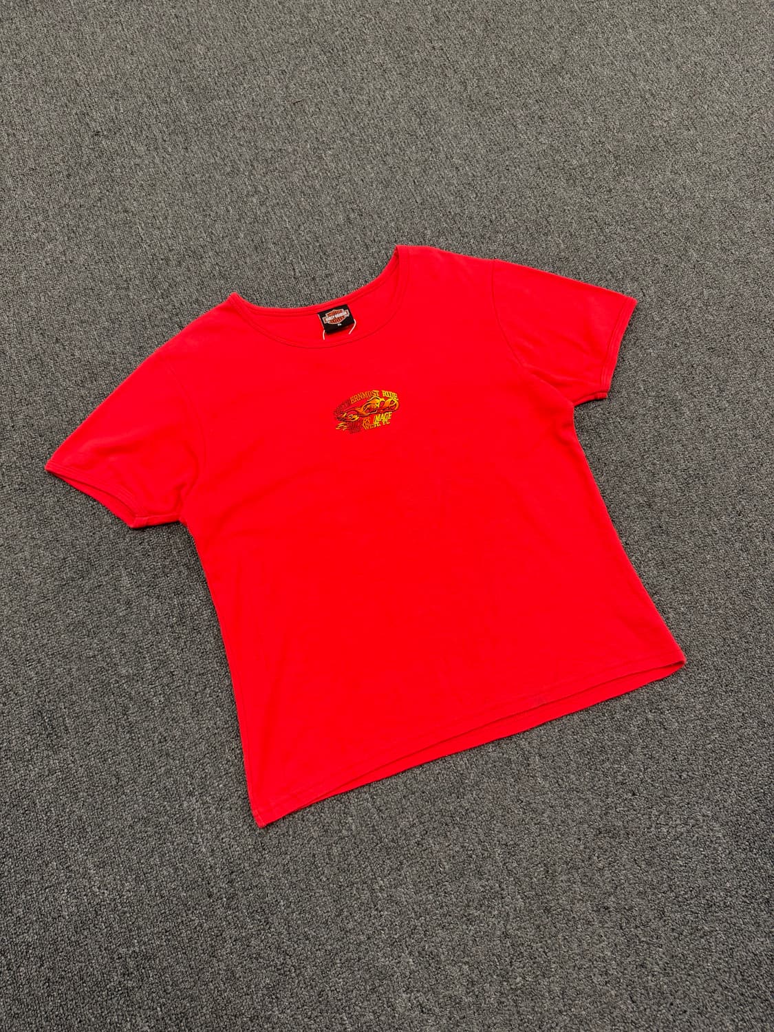 XL) 할리데이비슨 빈티지 자수 반팔 티셔츠 상품이미지1