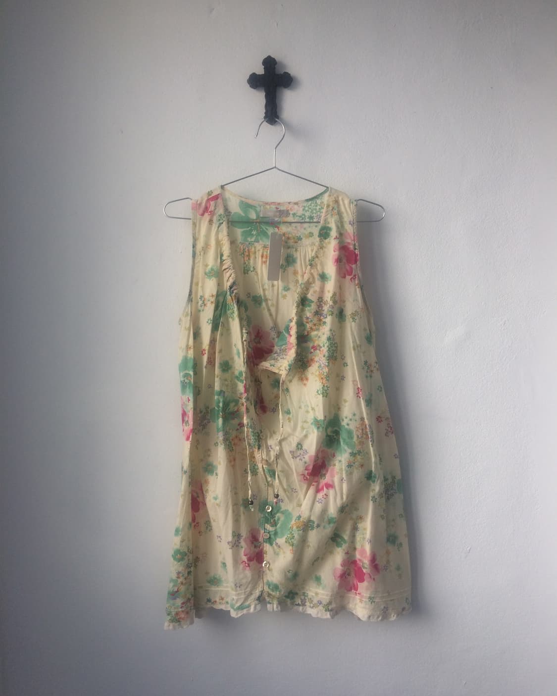Flower pattern sleeveless 상품이미지1