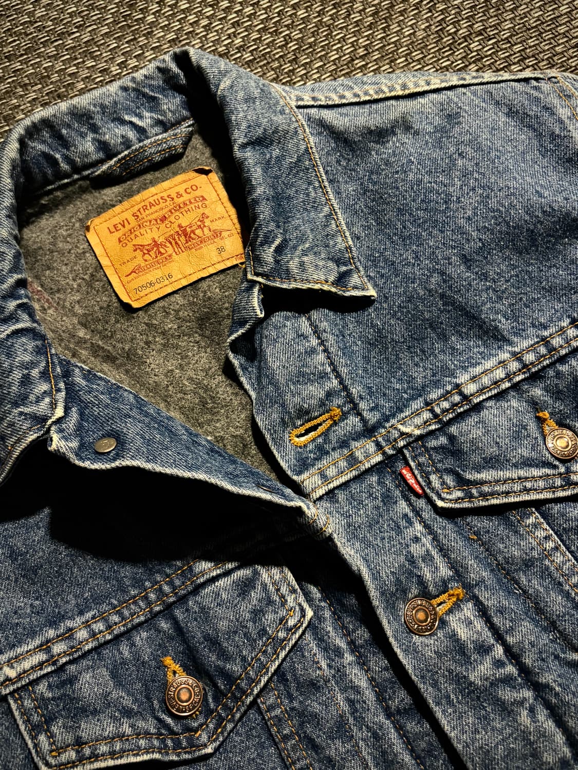 90s 리바이스 트러커 70505 USA🇺🇸 상품이미지4
