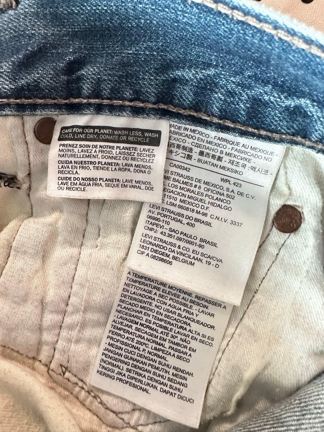 리바이스 501 데님팬츠 상품이미지10