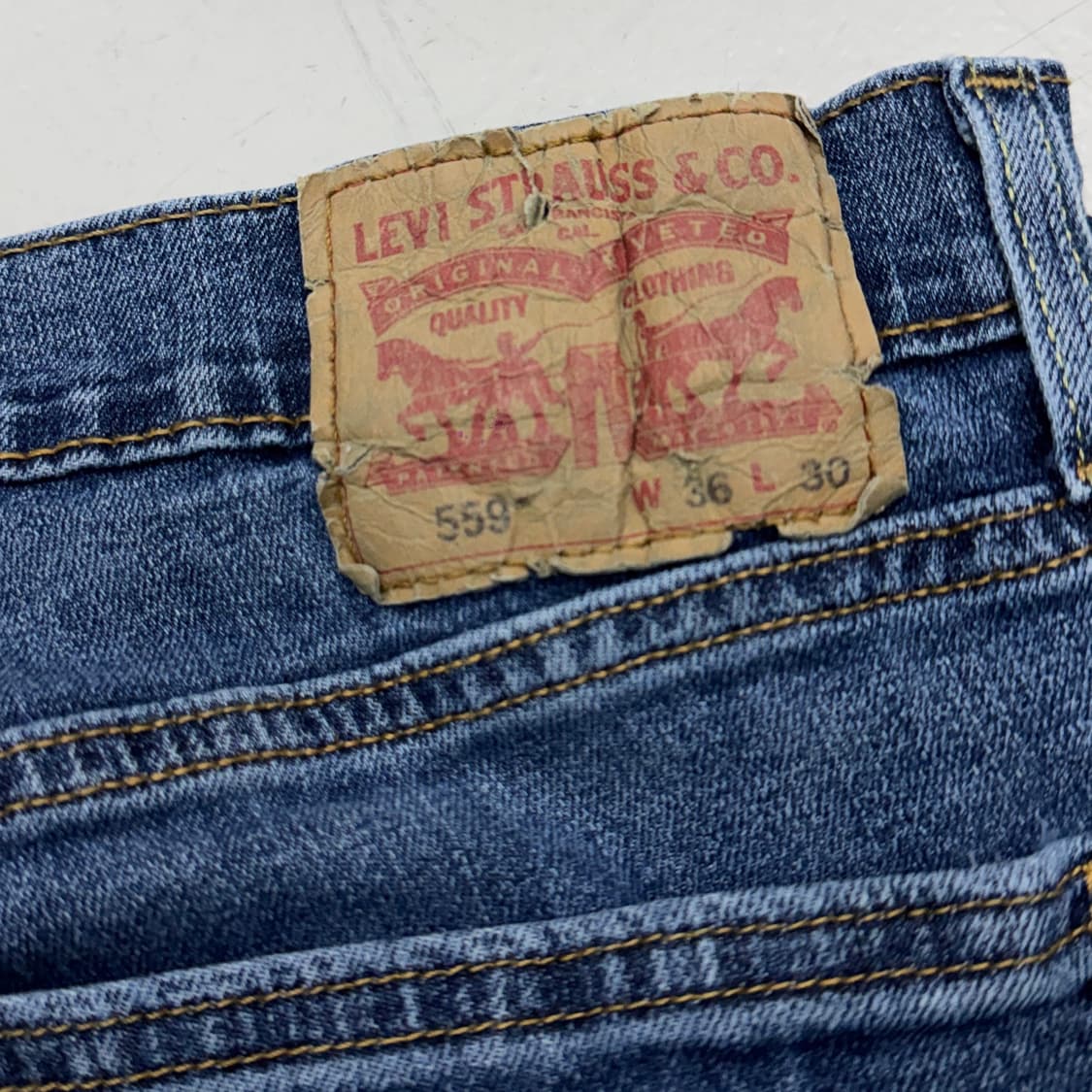 리바이스 559 새깅 워싱 스케이터 데님팬츠 상품이미지6