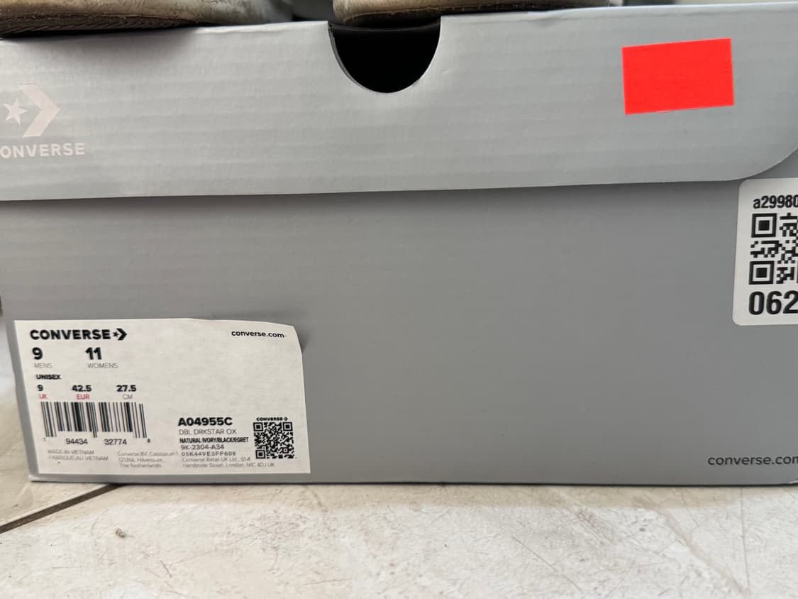 컨버스 릭오웬스 다크쉐도우 더블 다크스타 척 70 내추럴 아이보리 275 상품이미지6