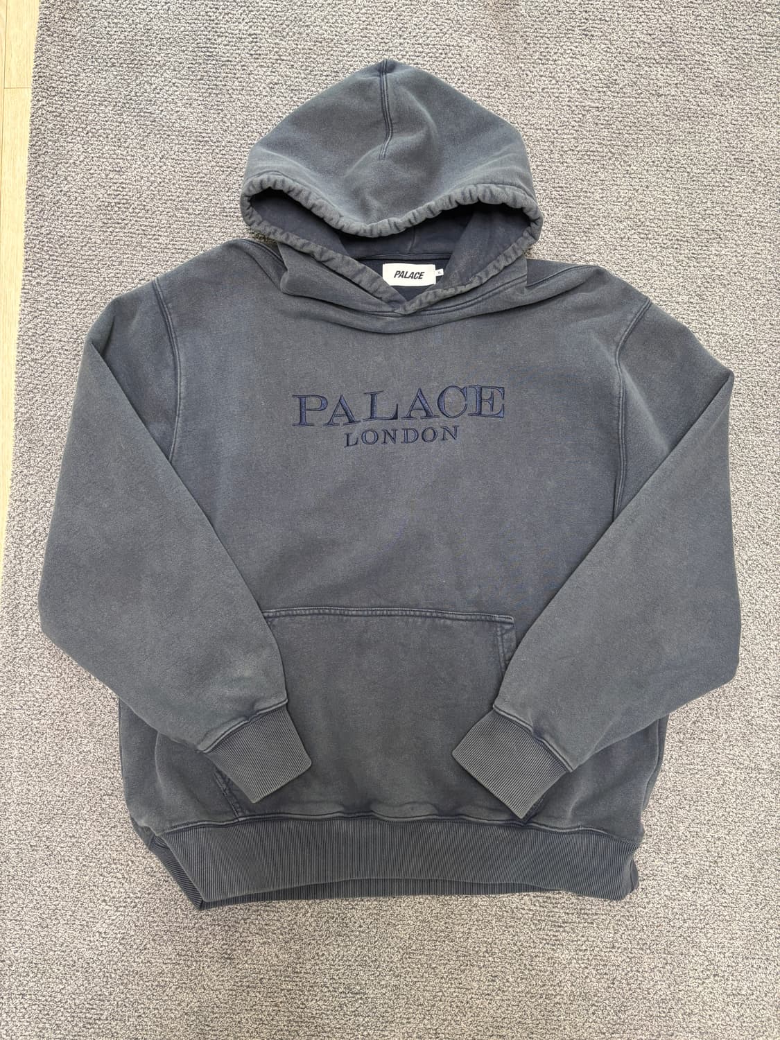 [XL] 팔라스 Palace 후드 런던 워시드 블루 팝니다 상품이미지1