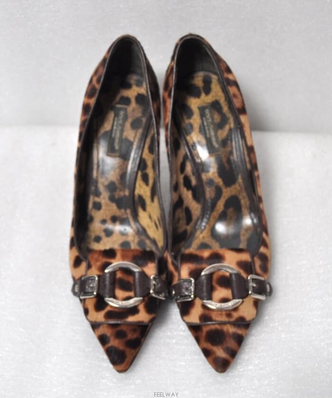 돌체앤가바나/여성호피무늬송치구두(사이즈240정품) 상품이미지3