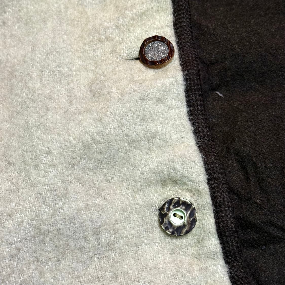 60-70's 빈티지 티롤리안 가디건 100-105 상품이미지4