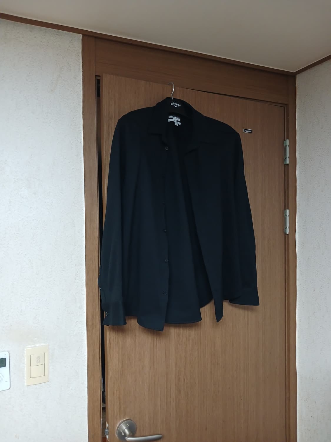 COS 블랙 릴렉스핏 셔츠M 상품이미지4