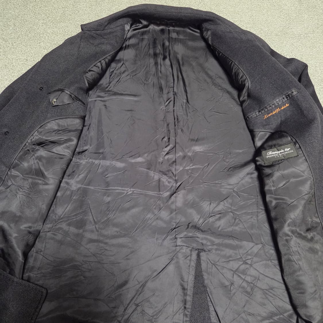 Balmain 발망 캐시미어 울100% 롱코트 L(100) 상품이미지5