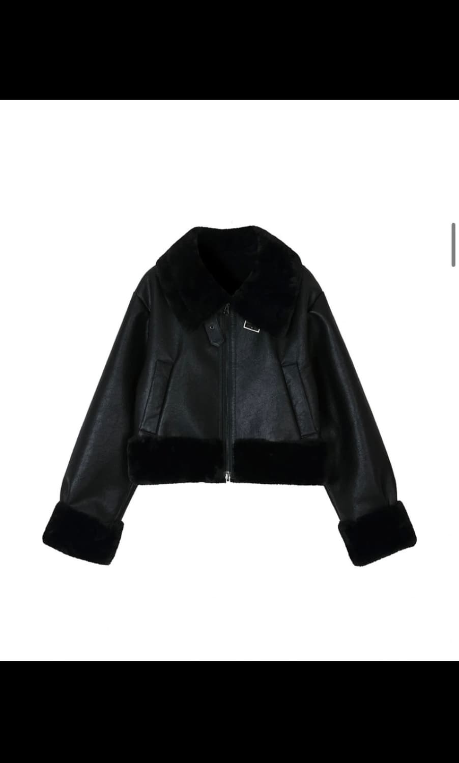 보헤미안서울 23FW 무스탕 블랙 상품이미지1