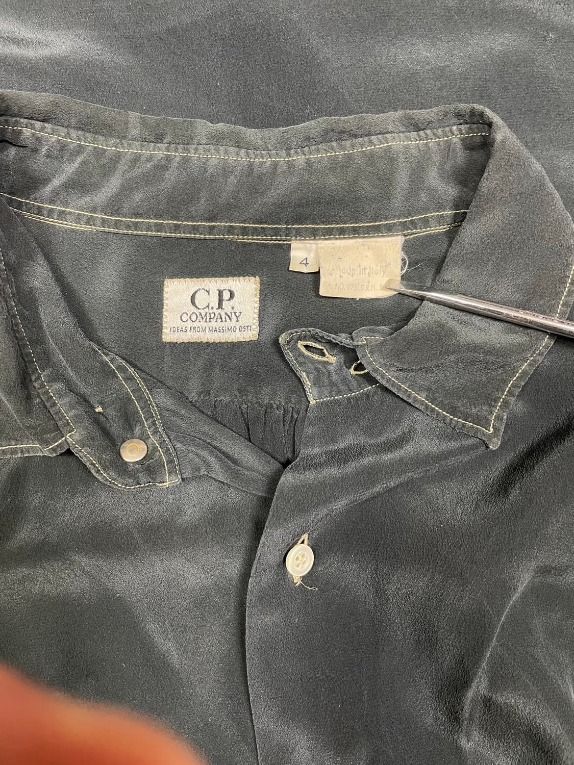 🕑80s cpcompany by massimo osti silk 상품이미지3