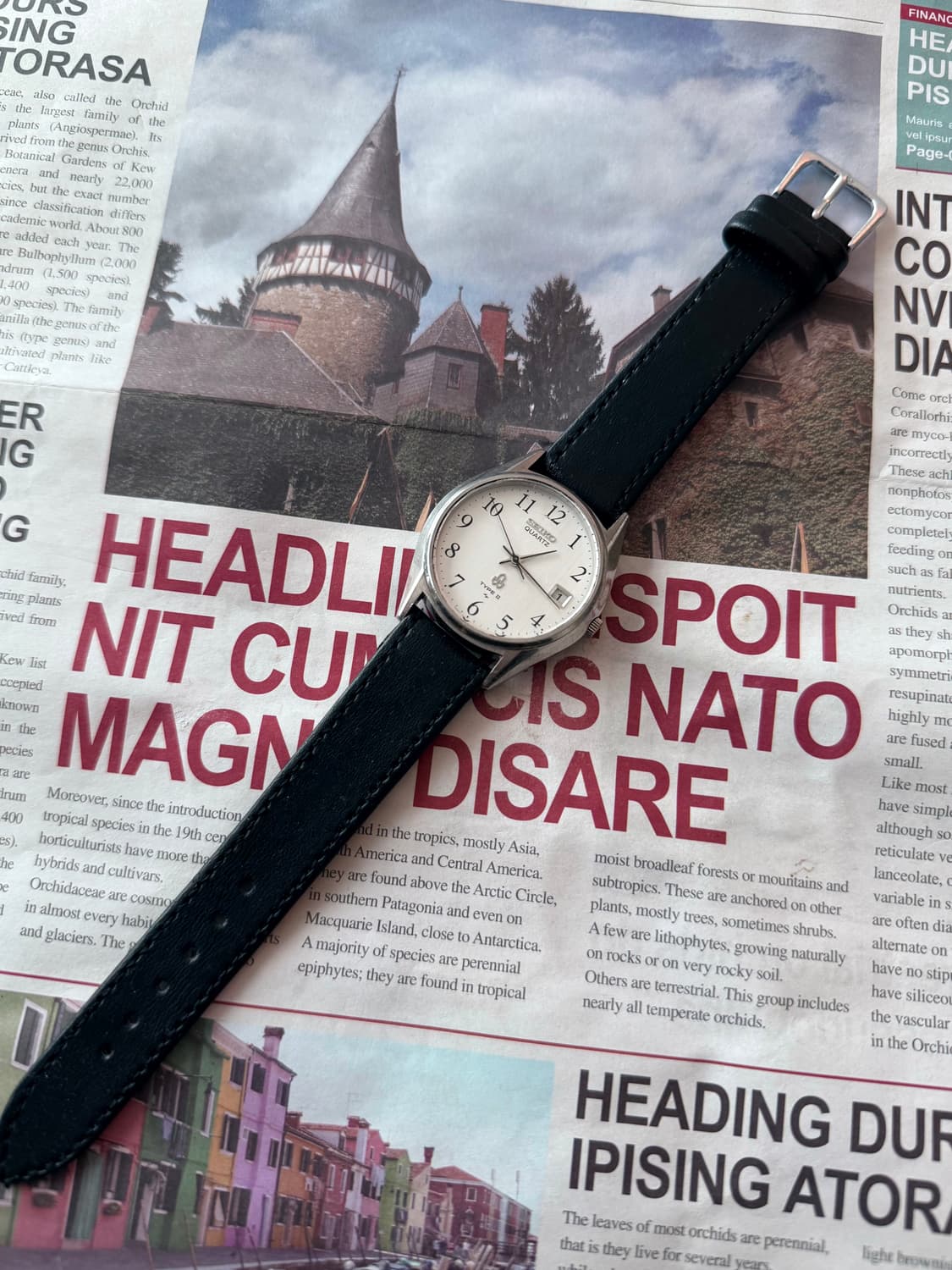 세이코 Seiko 쿼츠 타입 2 아라비안  상품이미지2