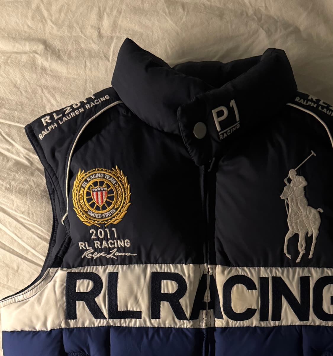 폴로 빅포니 레이싱 조끼 패딩 상품이미지1