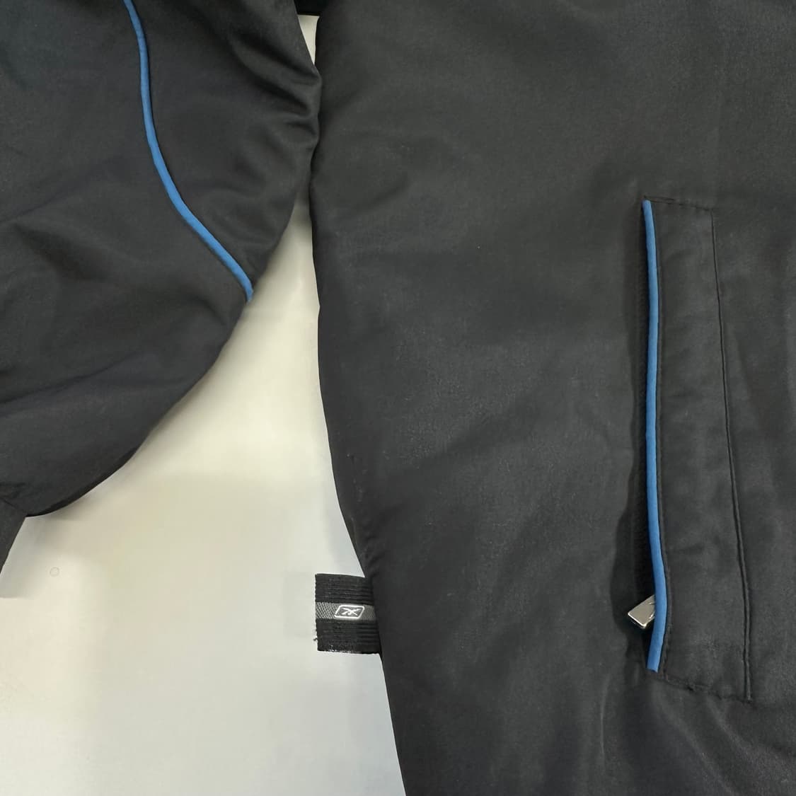 110 리복 블랙 백로고 올드스쿨 후드 점퍼 상품이미지4