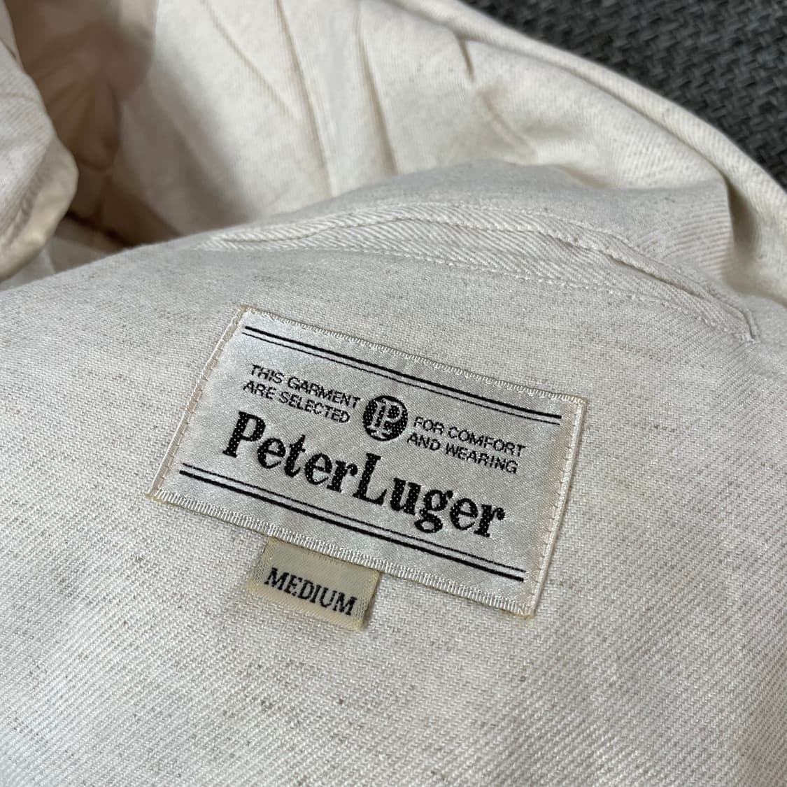 피터루거 오트밀 투포켓 코튼 자켓 M 상품이미지6