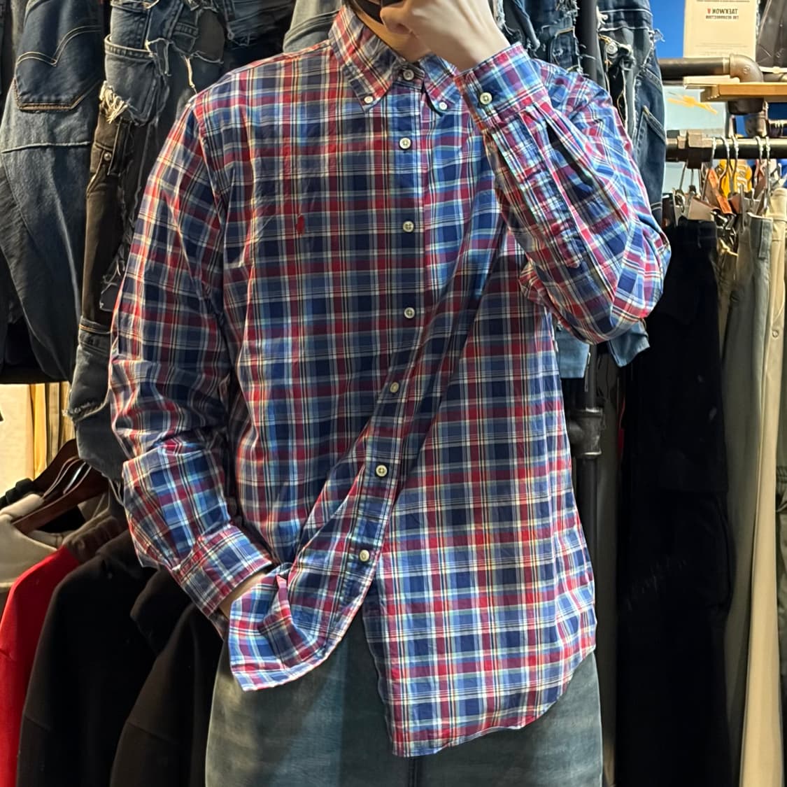 [No.9]Polo 폴로 체크 긴팔셔츠 상품이미지3