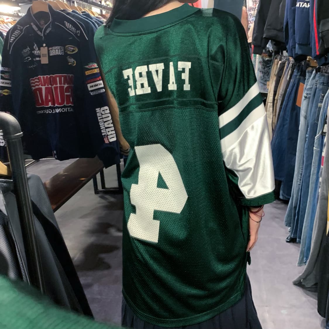 [IM] NFL X REEBOK 뉴욕 제츠 FAVRE No.4 그린 상품이미지6