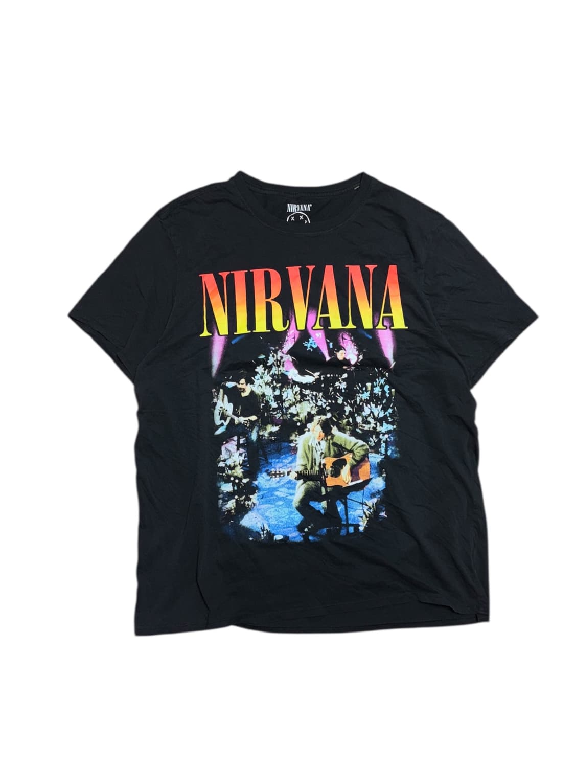 너바나 nirvana 공식 반팔 밴드티 상품이미지1