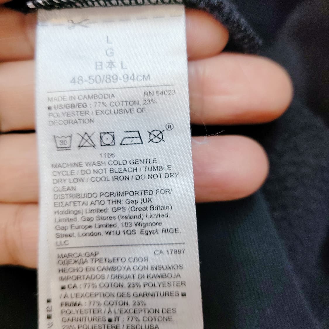 L) GAP 기모 후드집업  상품이미지7