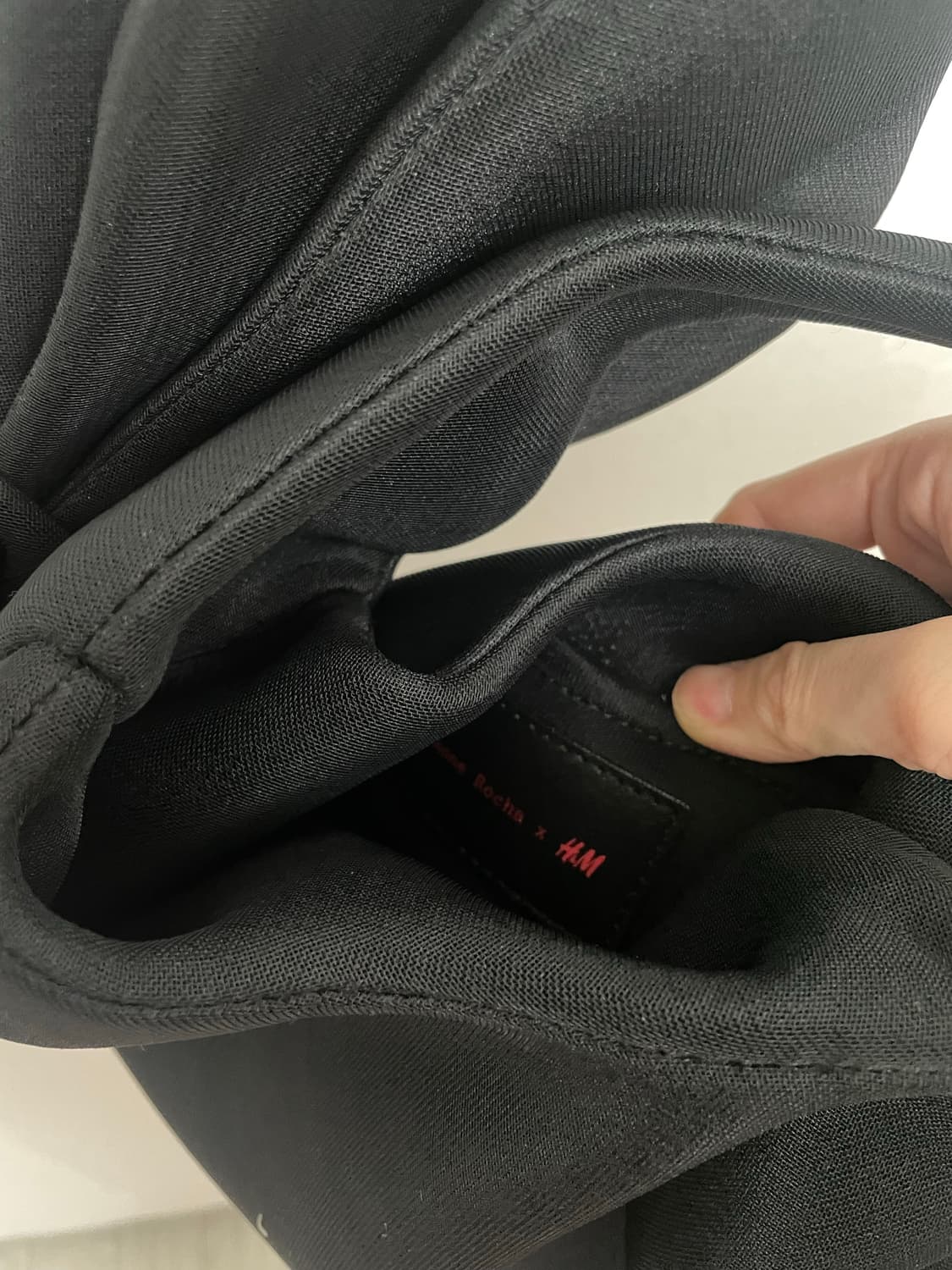 시몬로샤 H&M 콜라보 리본 가방 토트 블랙 상품이미지7