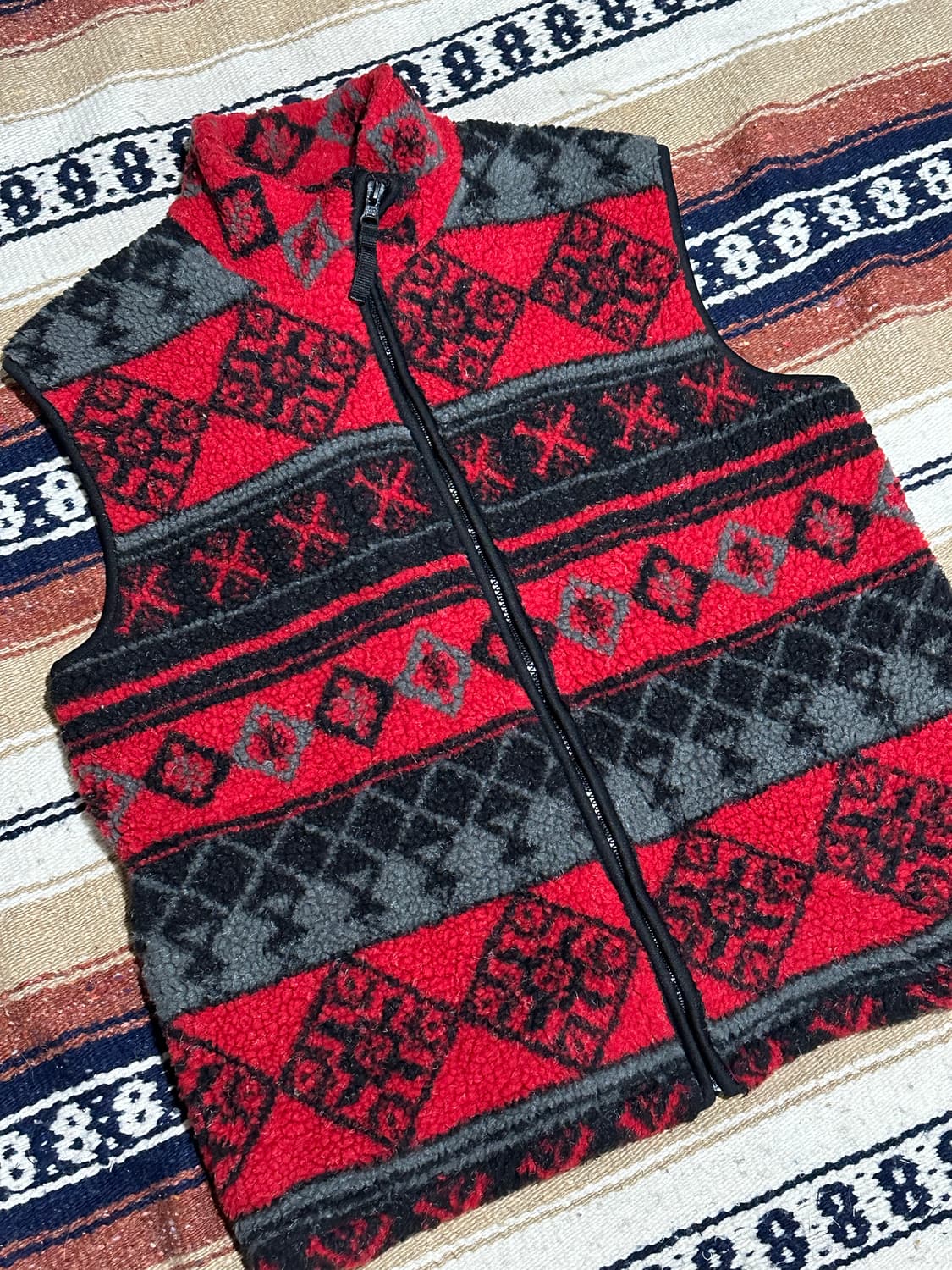 [빈티지] •North West Blue Fleece Vest 상품이미지2