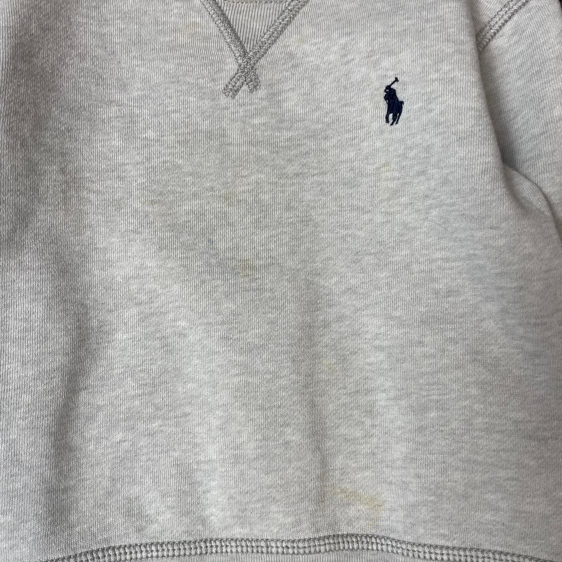 폴로랄프로렌 키즈 네이비 포니 그레이 맨투맨 3T 상품이미지5