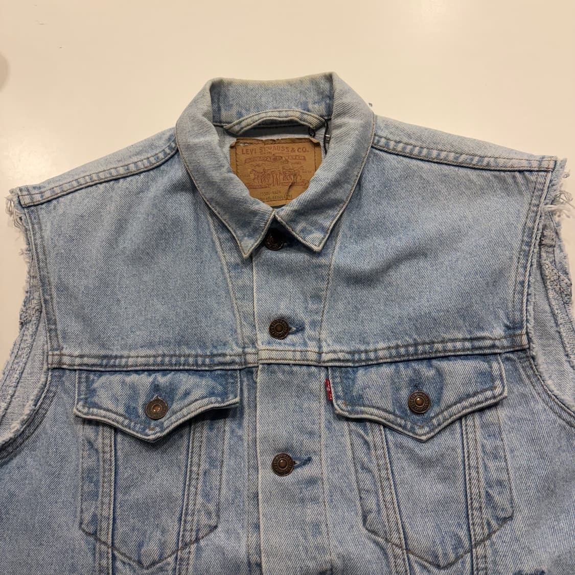 [38] 리바이스 데님 조끼 베스트 청베스트 C365 상품이미지3