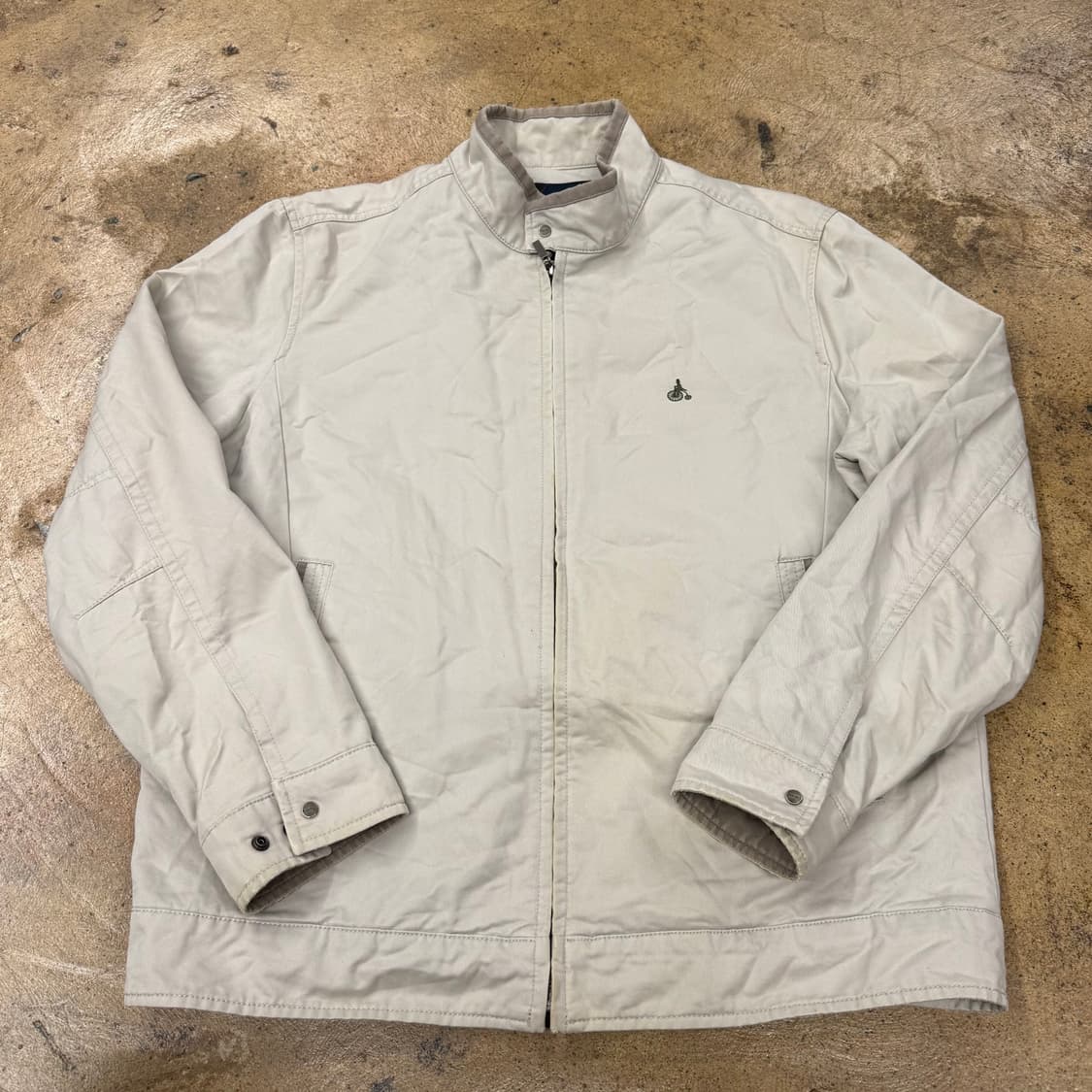 [정품/95] 빈폴 아이보리 봄버 자켓 b17 상품이미지2