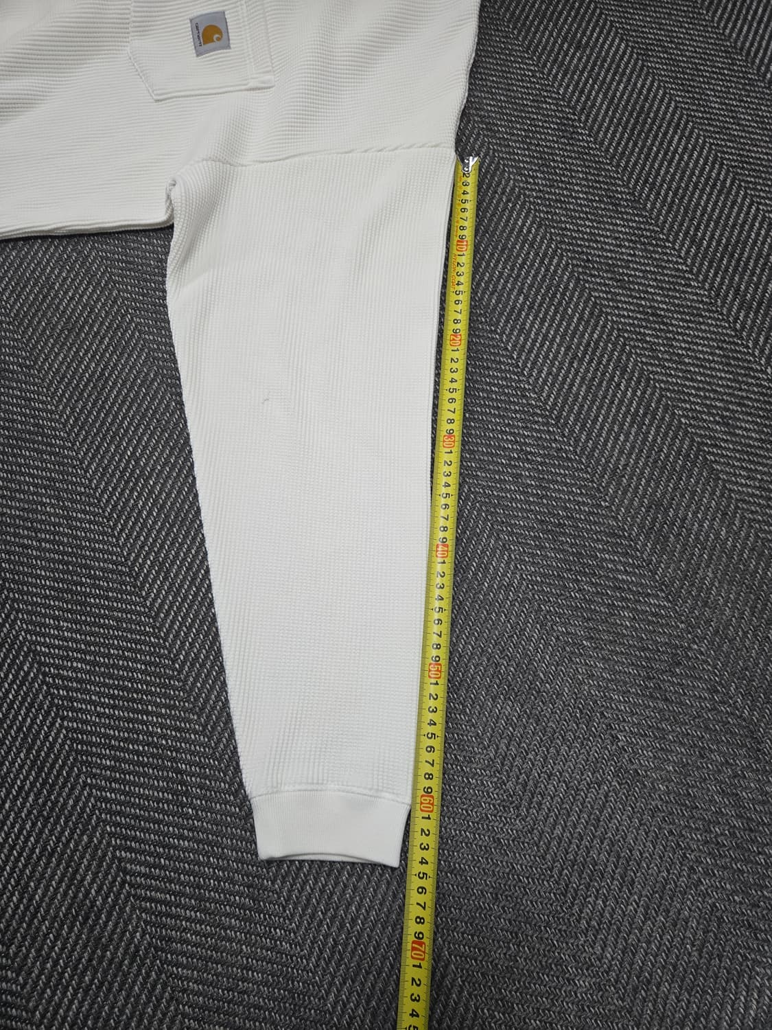 칼하트 포켓 와플 긴팔 티셔츠 면60%티셔츠 상품이미지6