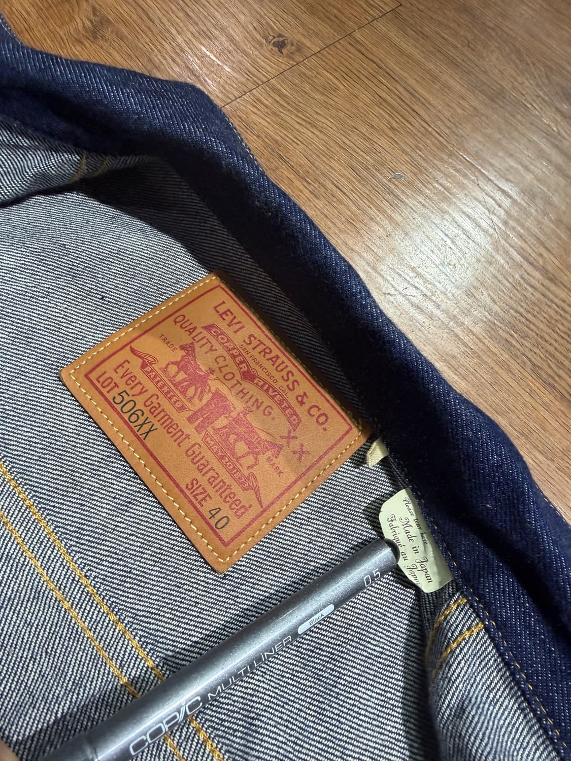 [40]리바이스 lvc 1936 type1 타입1 자켓(소킹O) 상품이미지5