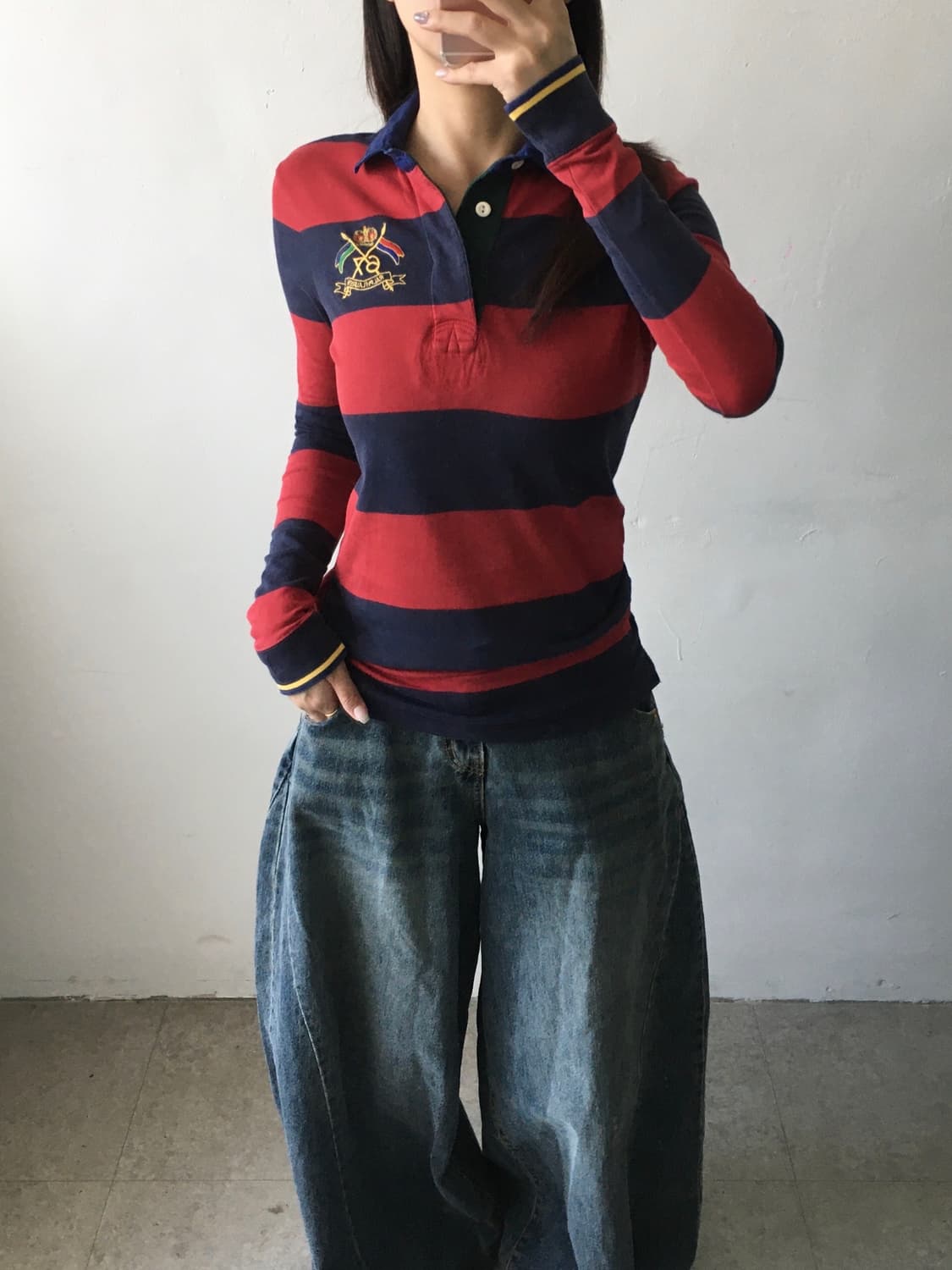 폴로 랄프로렌 스트라이프 롱슬리브 상품이미지1
