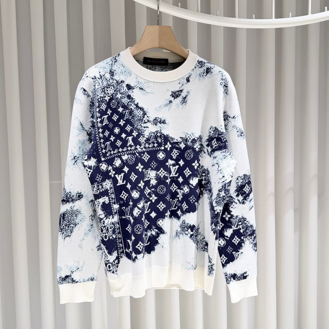 M / 루이비통 모노그램 반다나 니트 맨투맨 상품이미지3