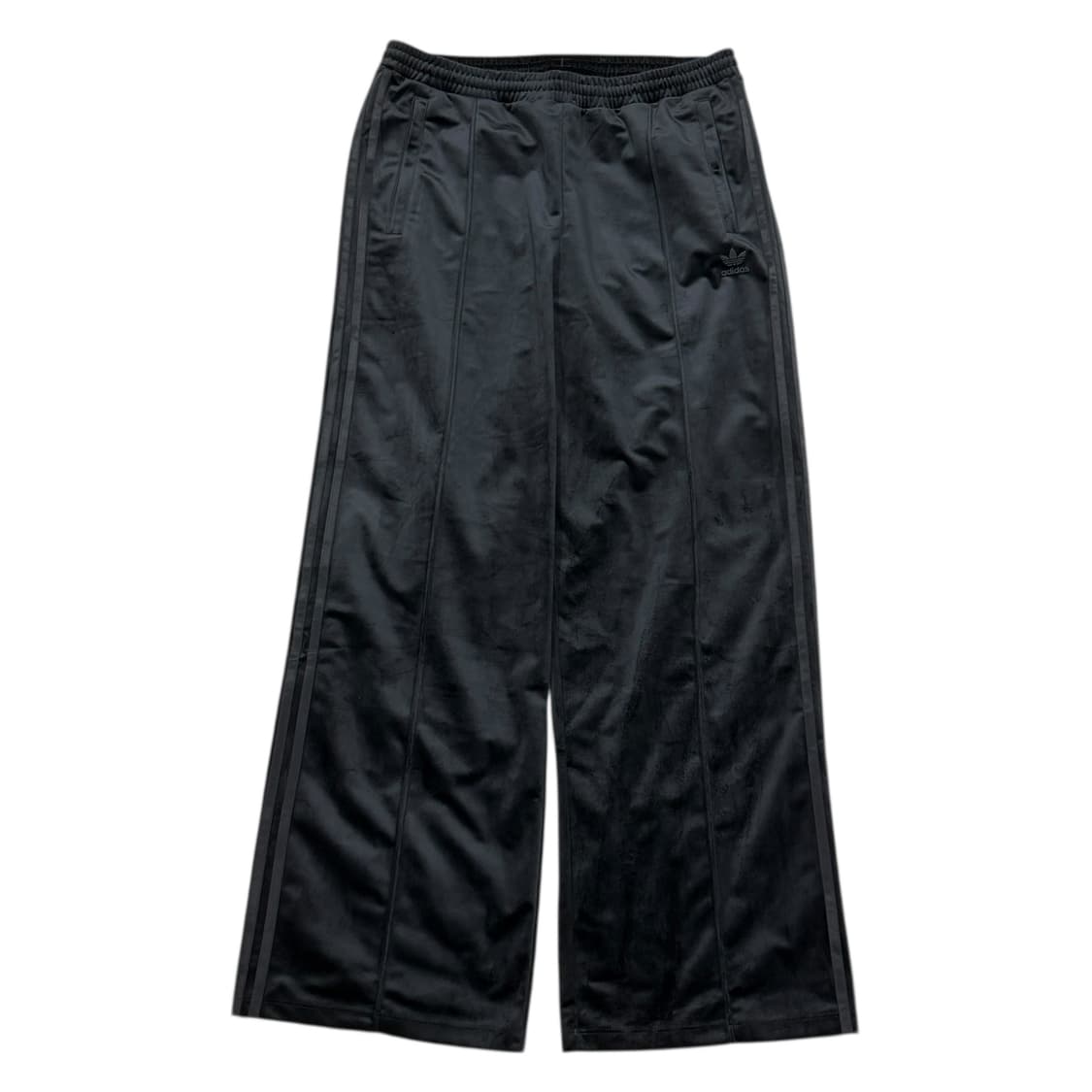 아디다스 우먼 아디컬러 벨루어 벨벳 트랙팬츠 바지 블랙 XL 상품이미지1