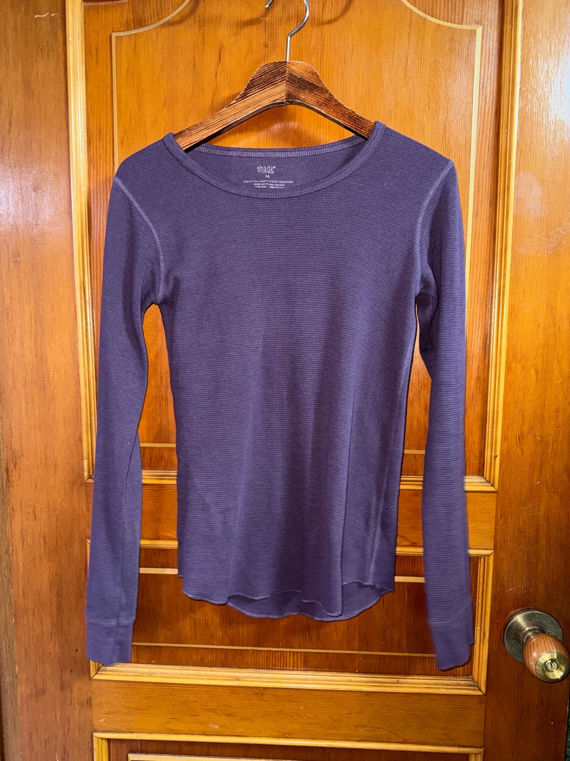 퍼플 긴팔 티셔츠 이너 상품이미지1